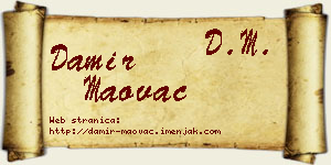 Damir Maovac vizit kartica
